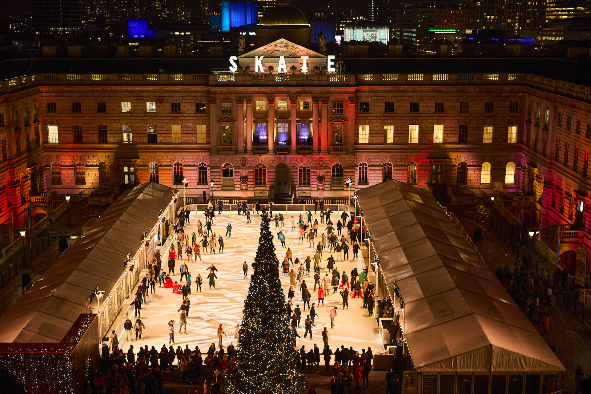 Skate At Somerset House 2024 Ice Skating Fondue Rinkside DJs