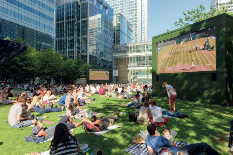 Top 10 Things To Do This Summer In Canary Wharf - summer screens