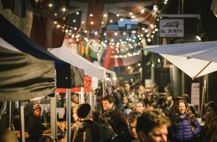 Maltby Street - food market London