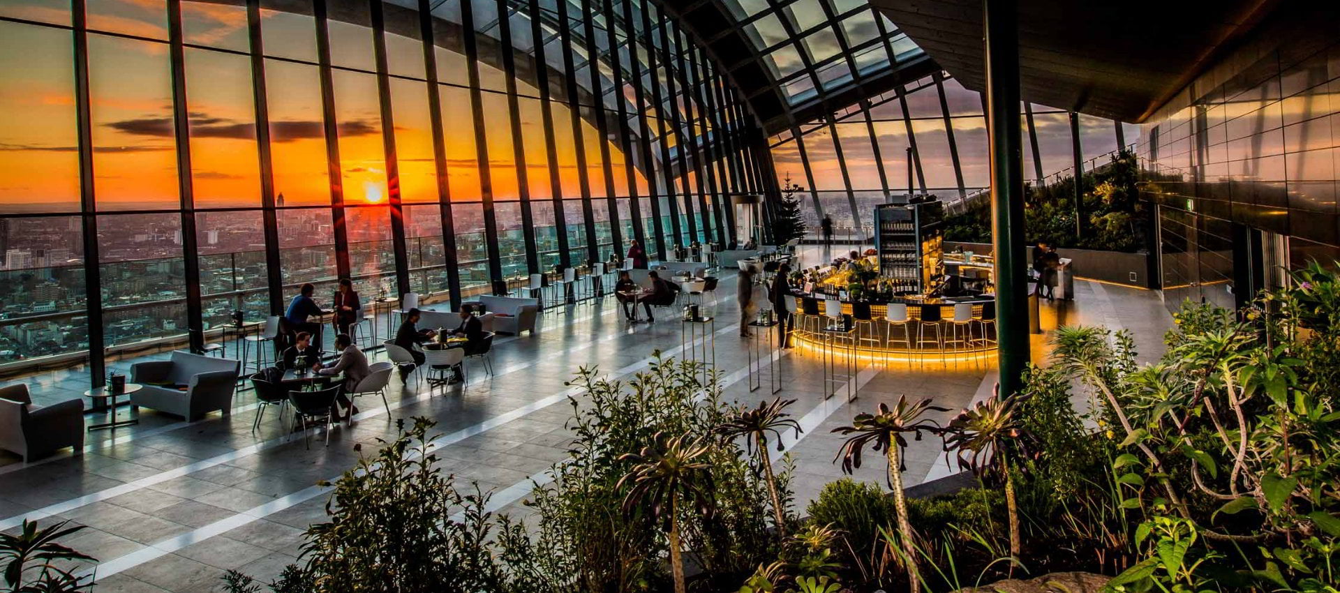 Sky Garden | A Skyscraper 'Garden' With Two Restaurants And A Bar