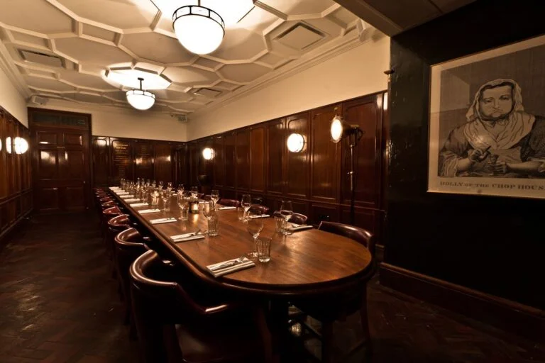 Hawksmoor the city private dining room