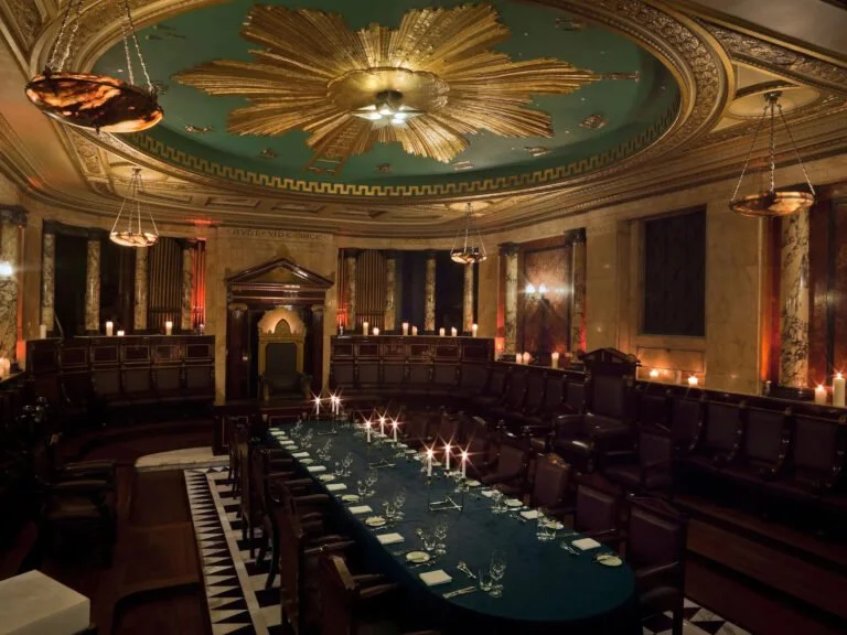 The Masonic Temple private dining room
