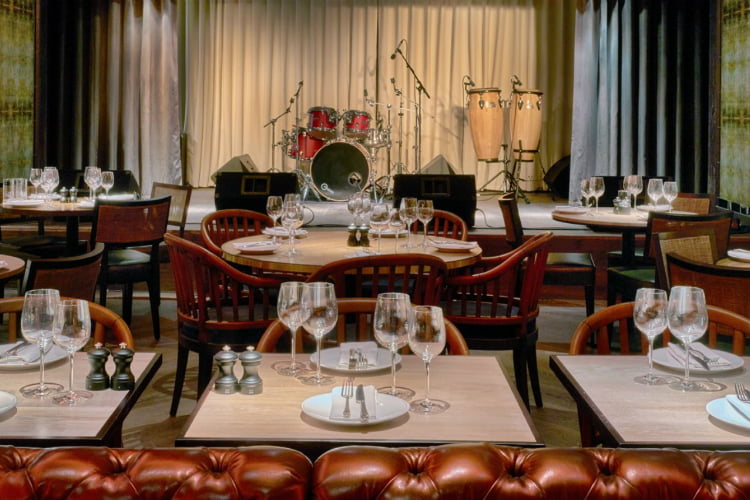 100 Wardour St - best London restaurants with live music