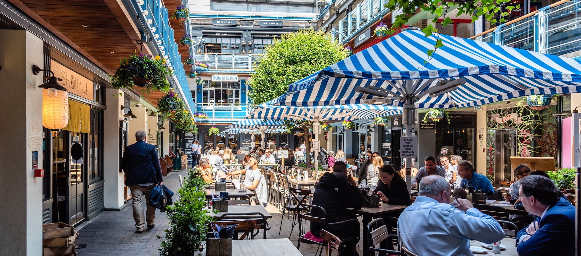 Kingly Court is the perfect destination if you're around Carnaby