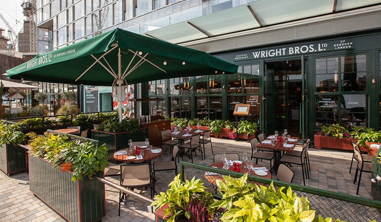 Wright Brothers battersea riverside dining