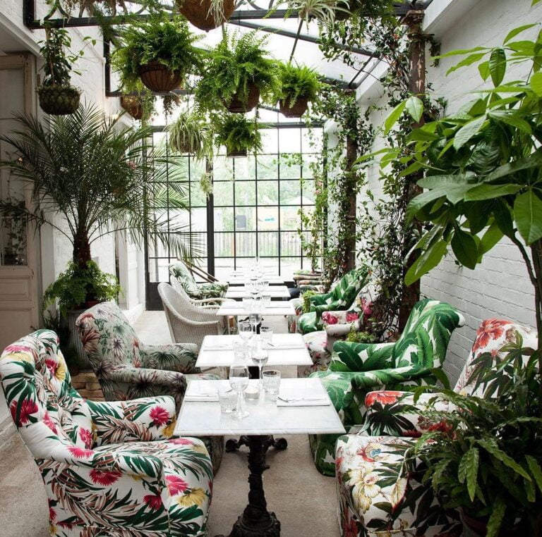 B & H Buildings conservatory - best champagne bars in london 