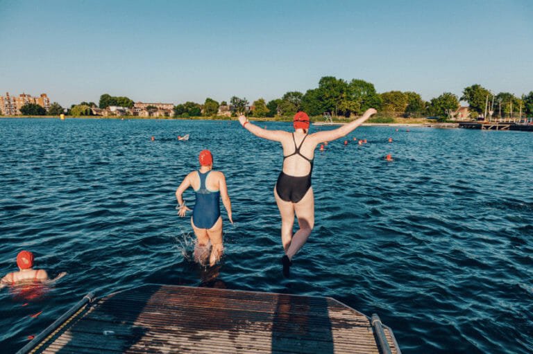 open water swimming london