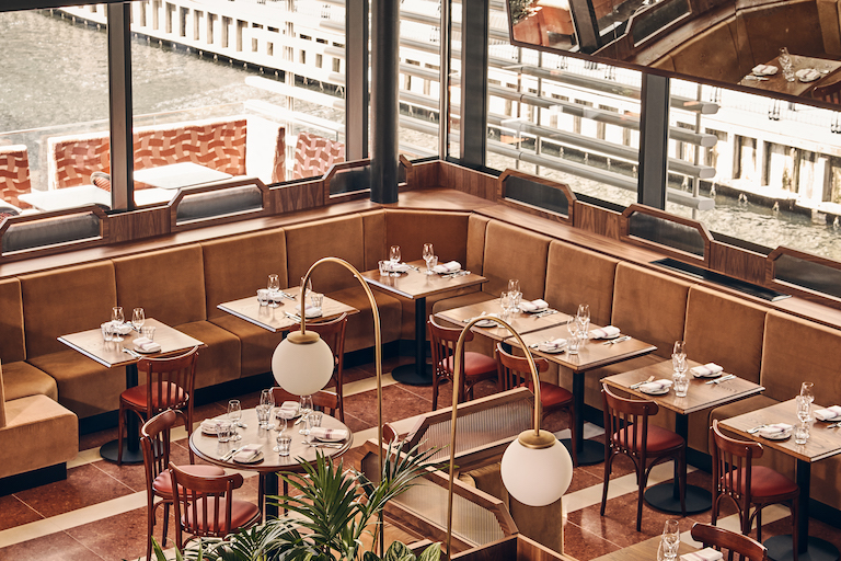 Marceline - A floating palace of fine French dining in Canary Wharf...