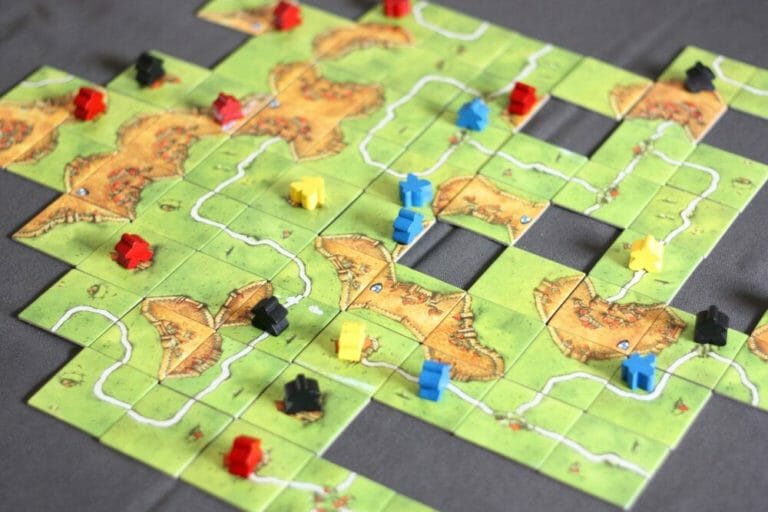 carcassonne two player board game