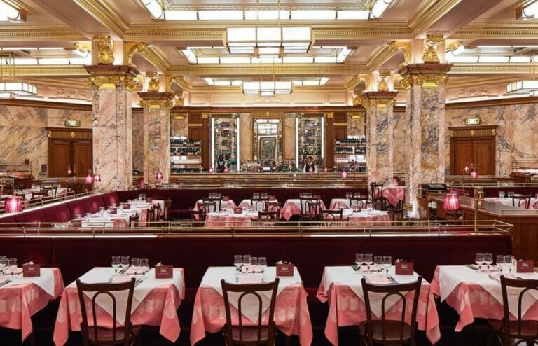 Brasserie zedel romantic restaurant