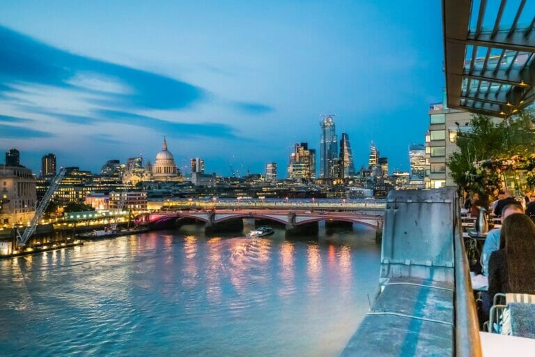 rooftop bars with a view london