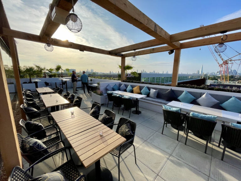 Skylight rooftop bar