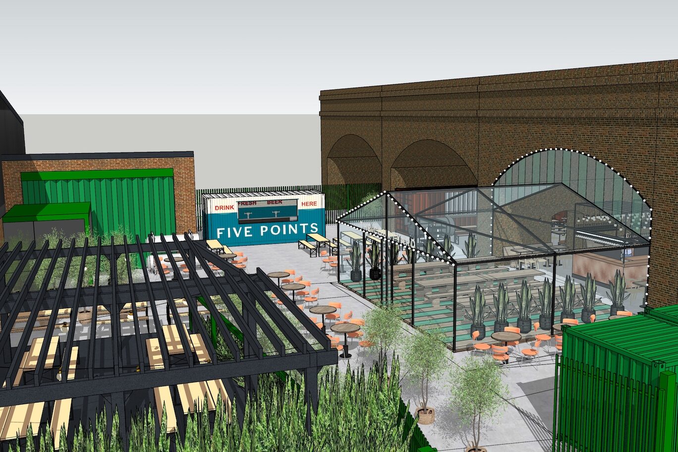 The Five Points Brewery Taproom & Courtyard - An East London Craft Beer Bar