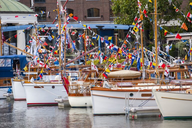 St. Katharine Docks Classic Boat Festival. © Lucy Young 2017