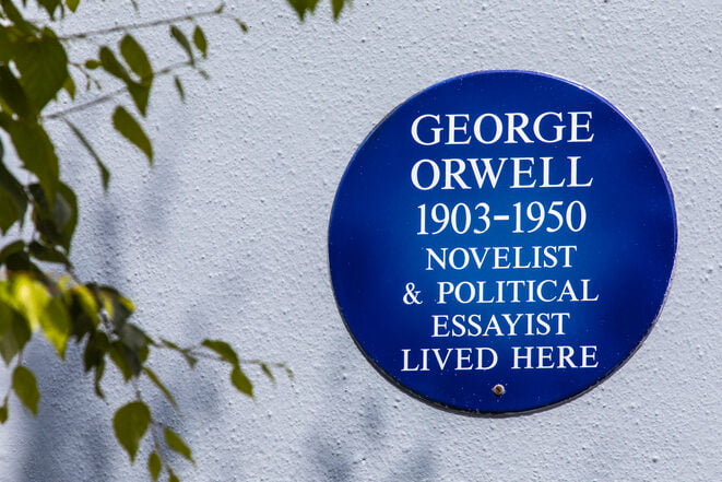 George Orwell Plaque_Chris Dorney