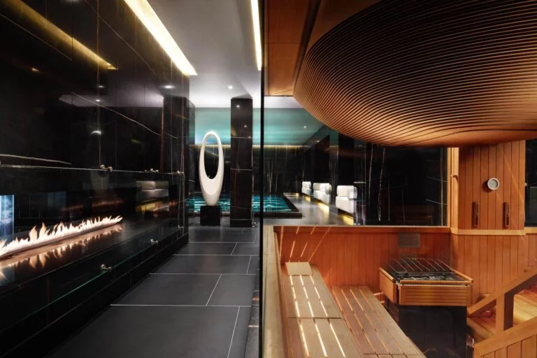 espa corinthia luxury sauna