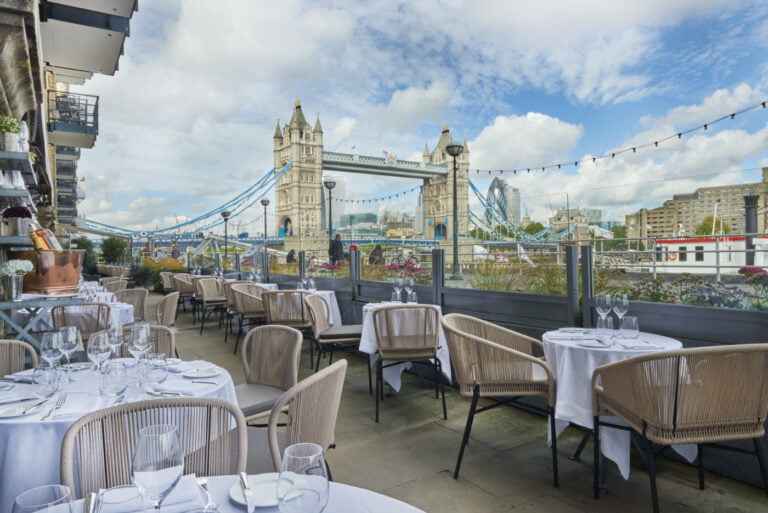 Best Waterside Restaurants in London: Le Pont De La Tour Terrace