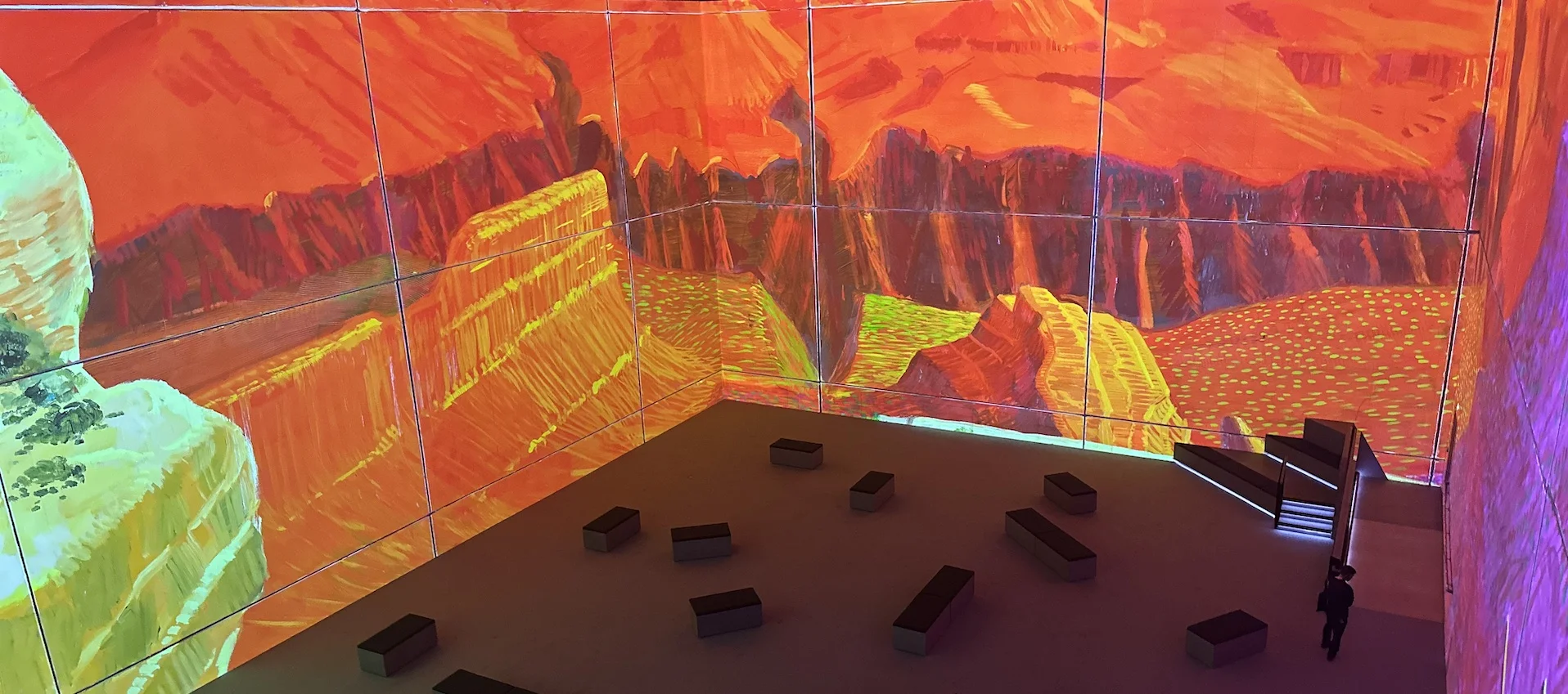 David Hockney Bigger And Closer Immersive Art In A 40ft Cube