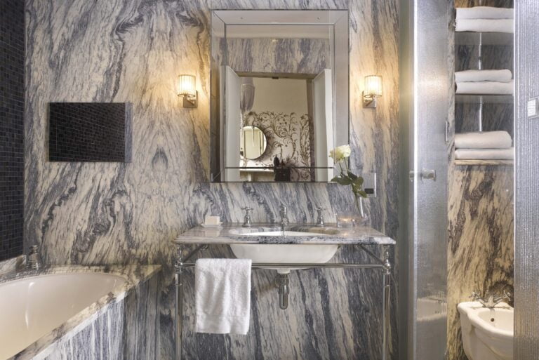 The Adria marble bathroom