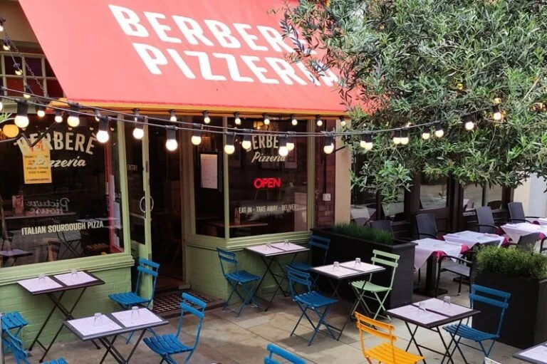 berbere pizza outdoor seating