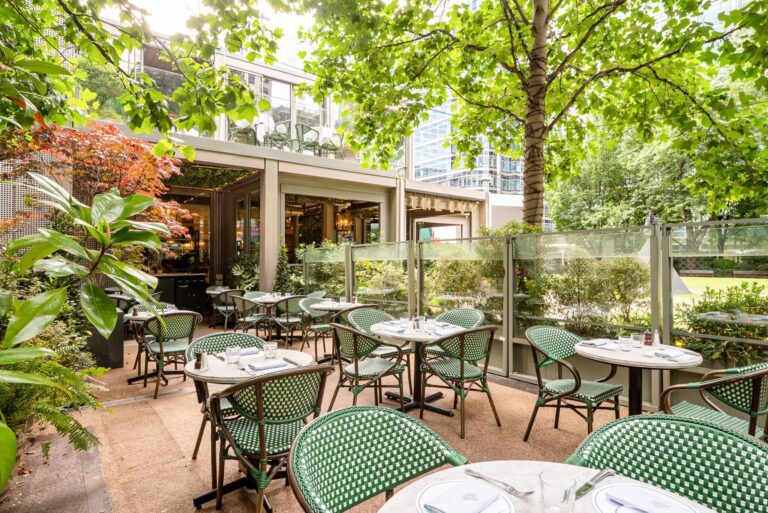 The Ivy in The Park - Ten Beautiful Summer Spots In Canary Wharf