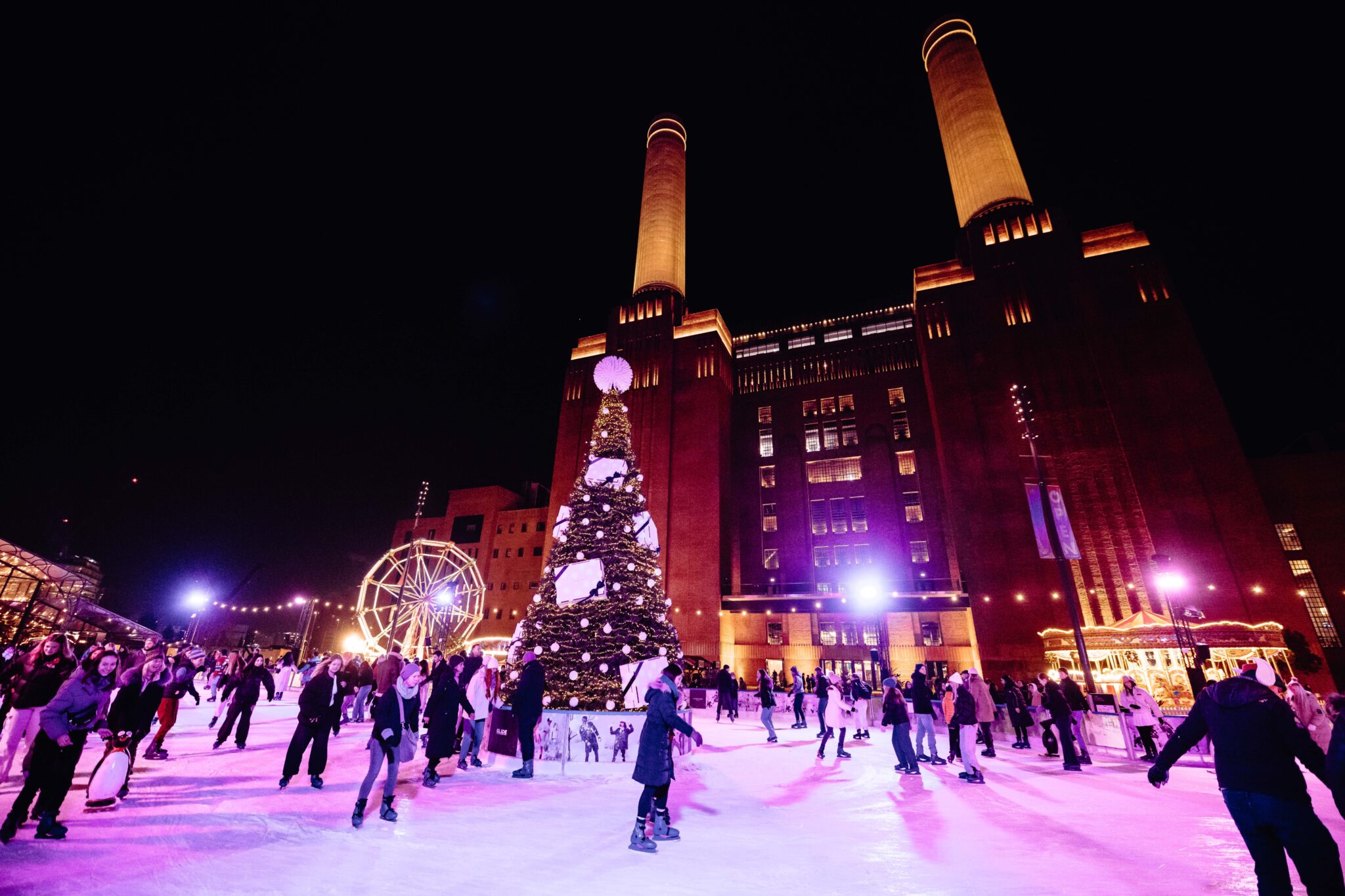 Glide at Battersea Power Station 2024 London's Magical Riverside Ice Rink