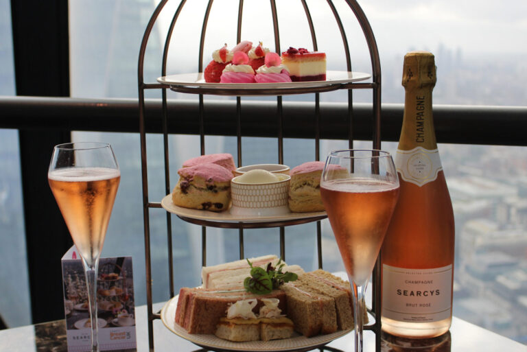 gherkin afternoon tea with a view